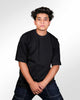 Yeah Be Different Black Oversized T-shirt for Men's
