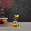 Trishul with Damru Decorative Showpiece - Gold Resin Religious Art for Home Decor